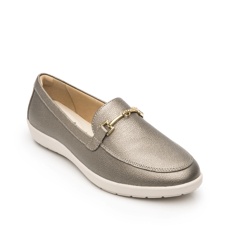 MOCASIN MUJER AMELIE 101908 DORADO - 2