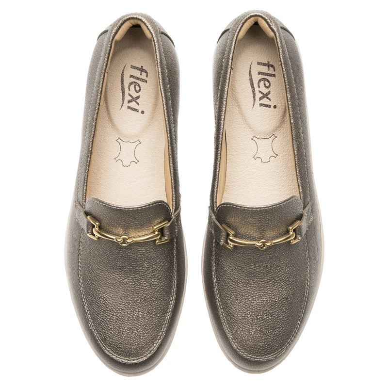 MOCASIN MUJER AMELIE 101908 DORADO - 6
