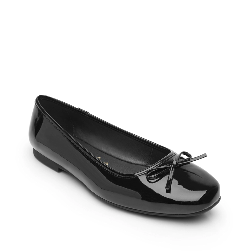 BALLERINA MUJER ATESSA 136804 NEGRO CHAROL - 2