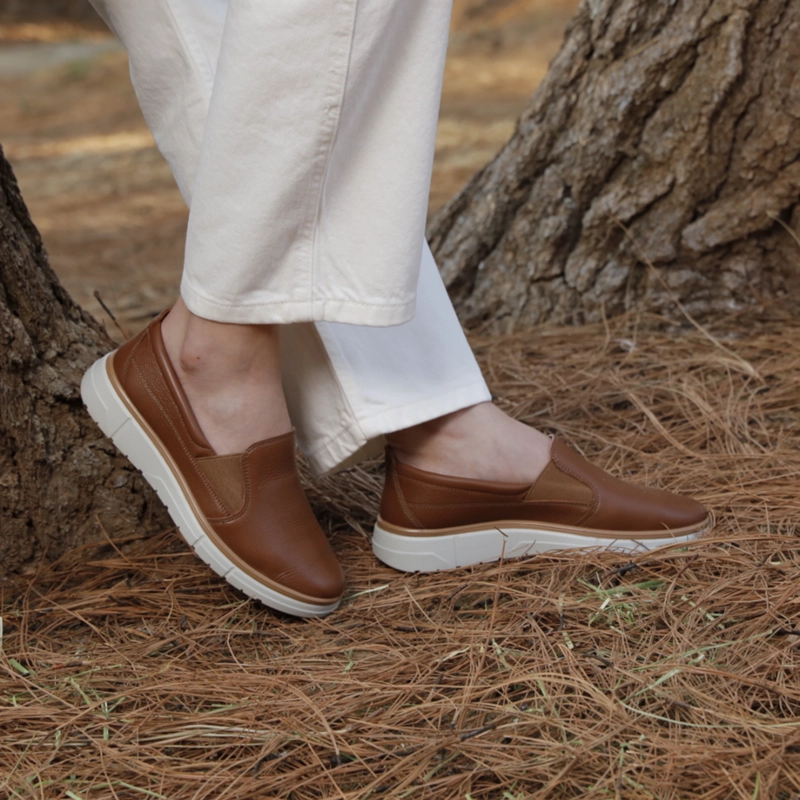 ZAPATILLA MUJER TURAN 137904 CAFE - 3