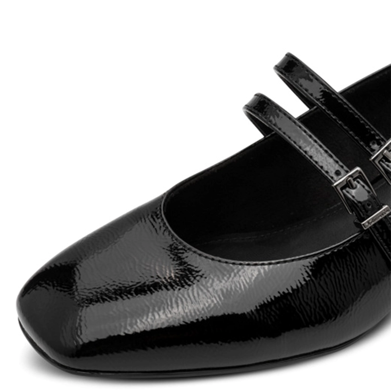ZAPATO MUJER 22318-43 NEGRO CHAROL - 4