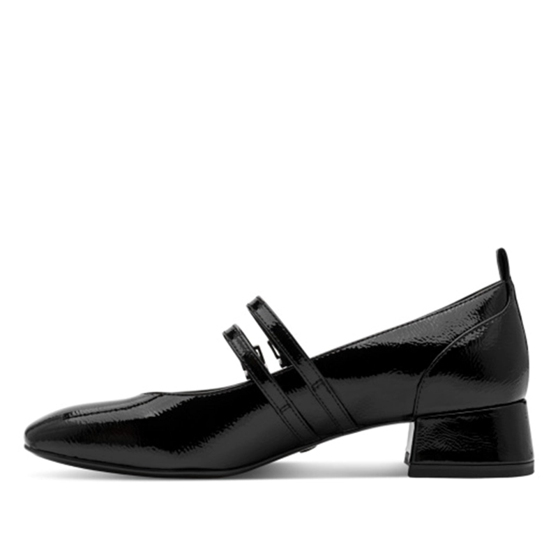 ZAPATO MUJER 22318-43 NEGRO CHAROL - 5