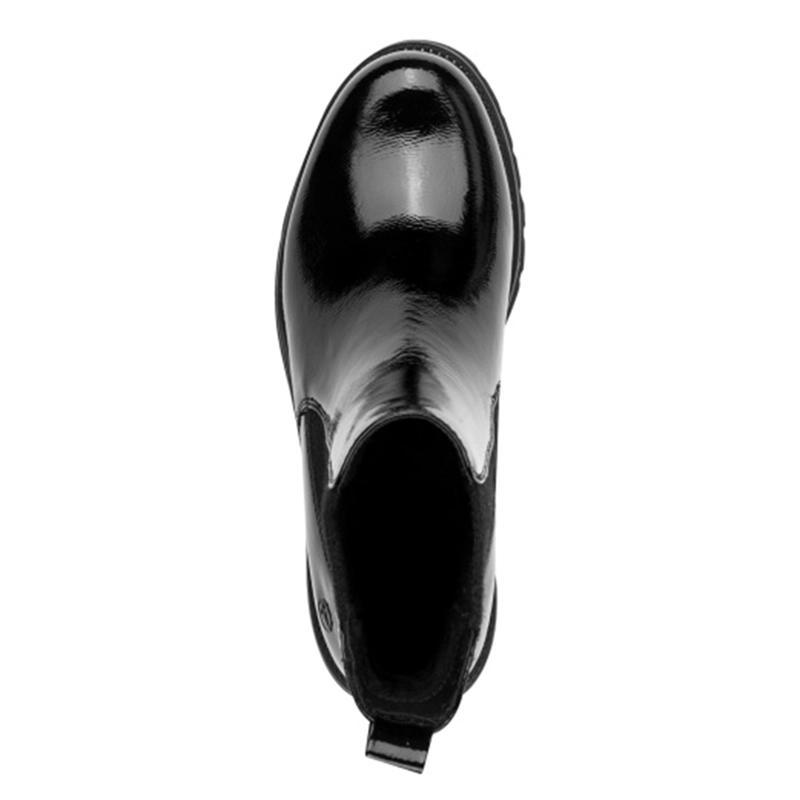 BOTIN MUJER 25483-45 NEGRO CHAROL - 6