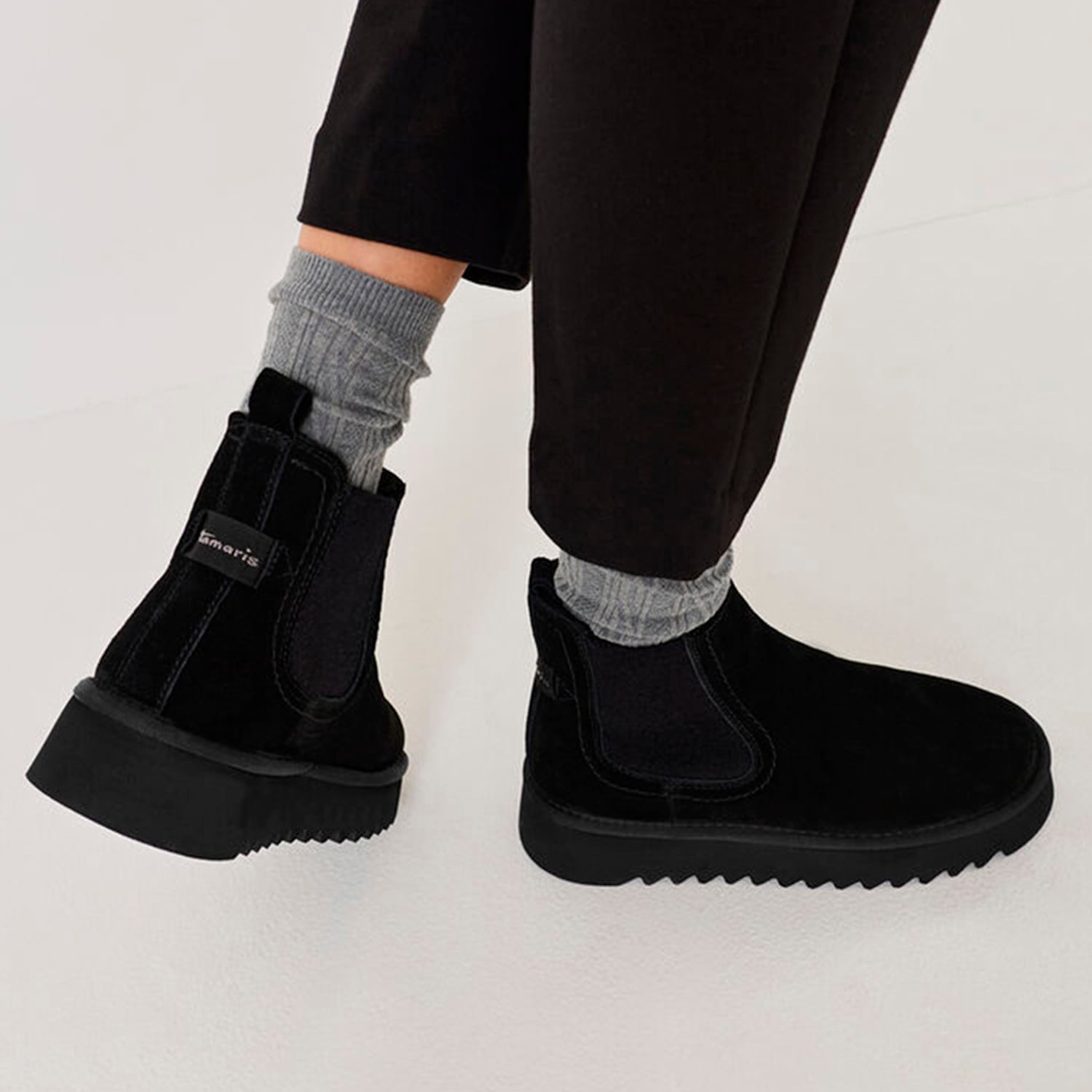 BOTIN TAMARIS MUJER 26419-45 NEGRO - 3