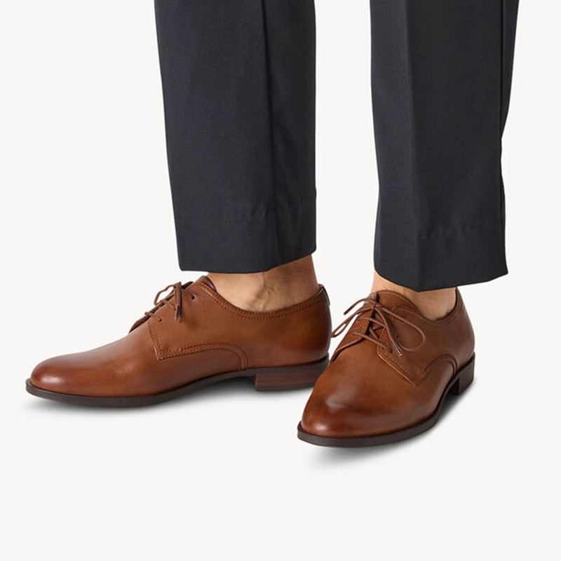 ZAPATO MUJER 23201-44 CAFE - 3