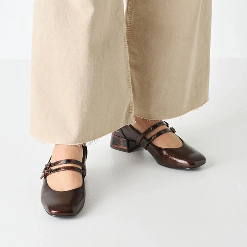 ZAPATO MUJER 22318-43 CAFE - 3