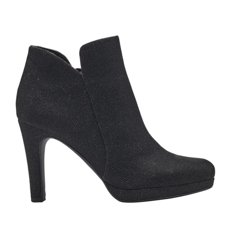 BOOTIE MUJER 25097-41 NEGRO - 1