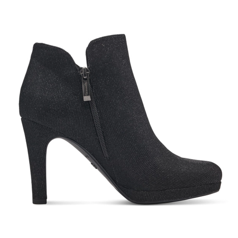 BOOTIE MUJER 25097-41 NEGRO - 4