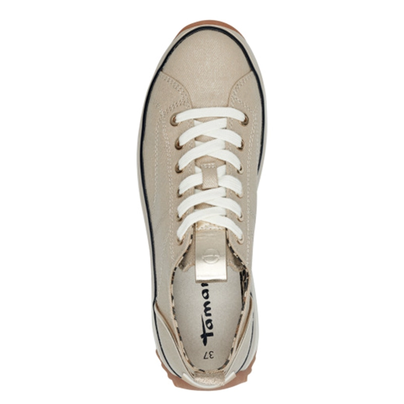 ZAPATILLA MUJER 23731-41 DORADO ENVEJECIDO - 6