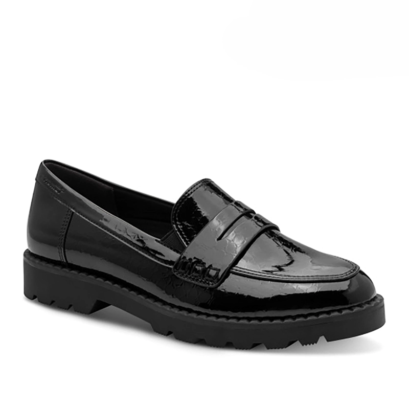 MOCASIN MUJER 24312-41 NEGRO CHAROL - 3