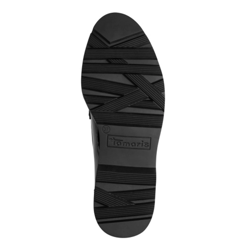 MOCASIN MUJER 24312-41 NEGRO CHAROL - 7