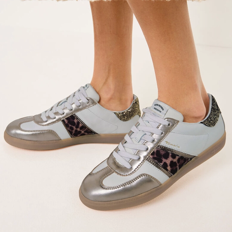 ZAPATILLA MUJER 23624-43 BLANCO LEOPARDO - 3