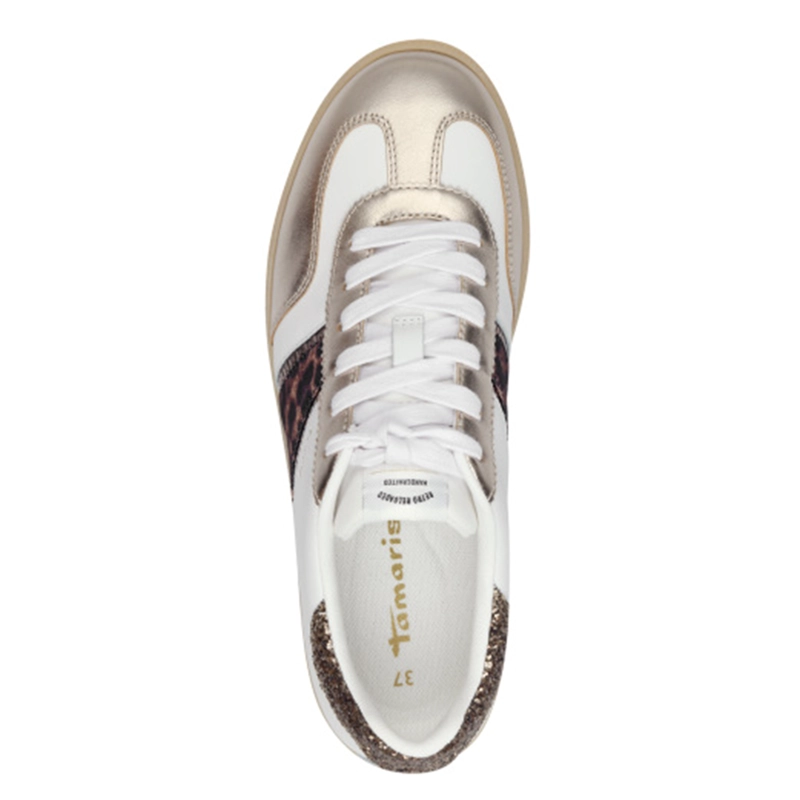 ZAPATILLA MUJER 23624-43 BLANCO LEOPARDO - 5