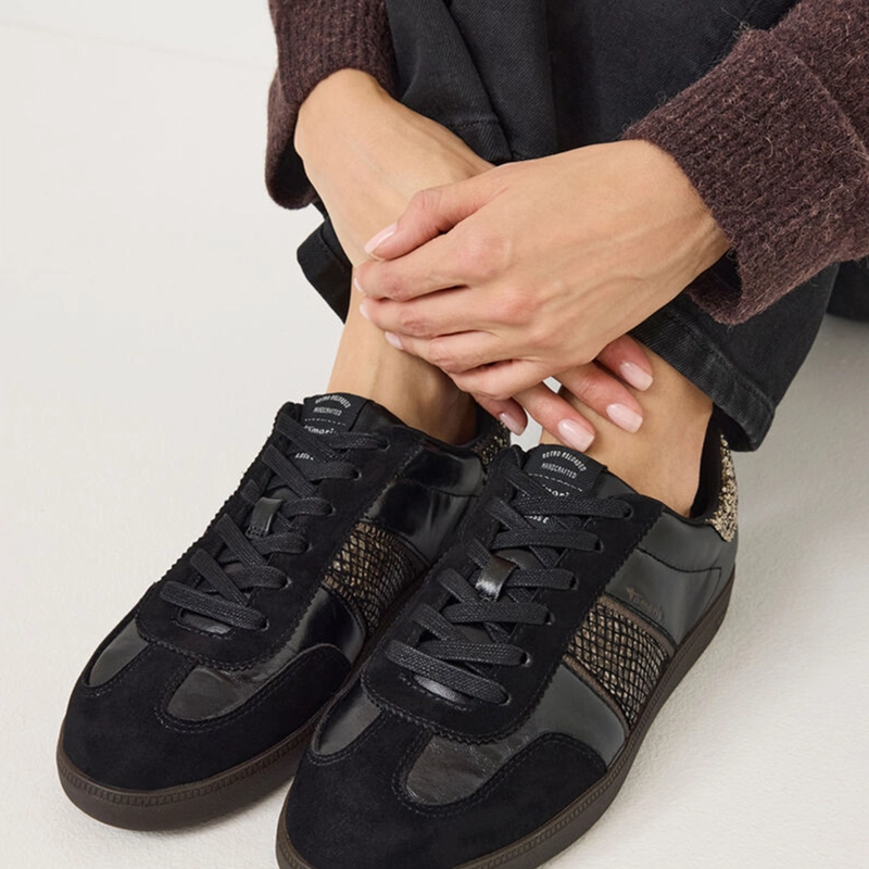 ZAPATILLA MUJER 23624-43 NEGRO - 3