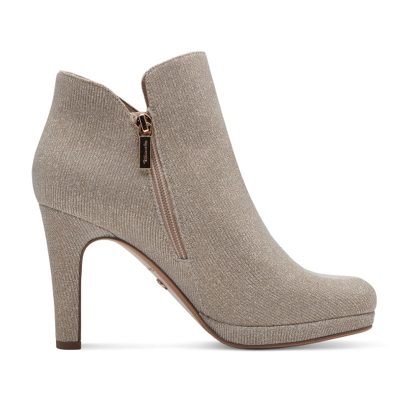 BOOTIE TAMARIS MUJER 25097-41 CHAMPAGNE - 4