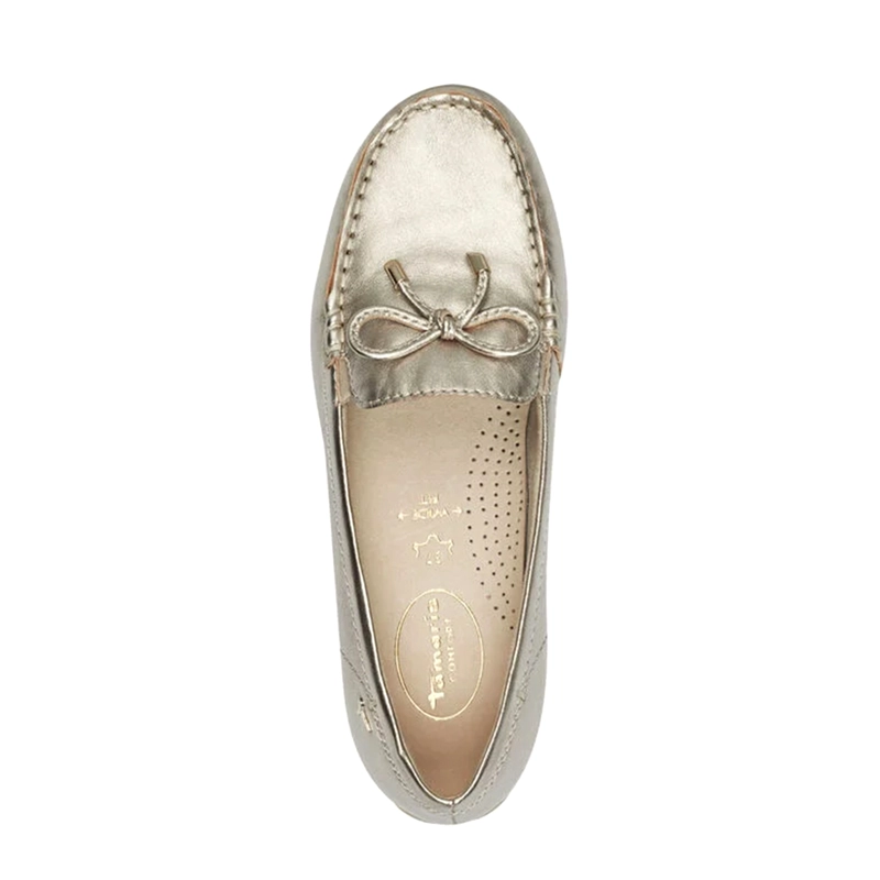MOCASIN MUJER 8460044 DORADO - 8