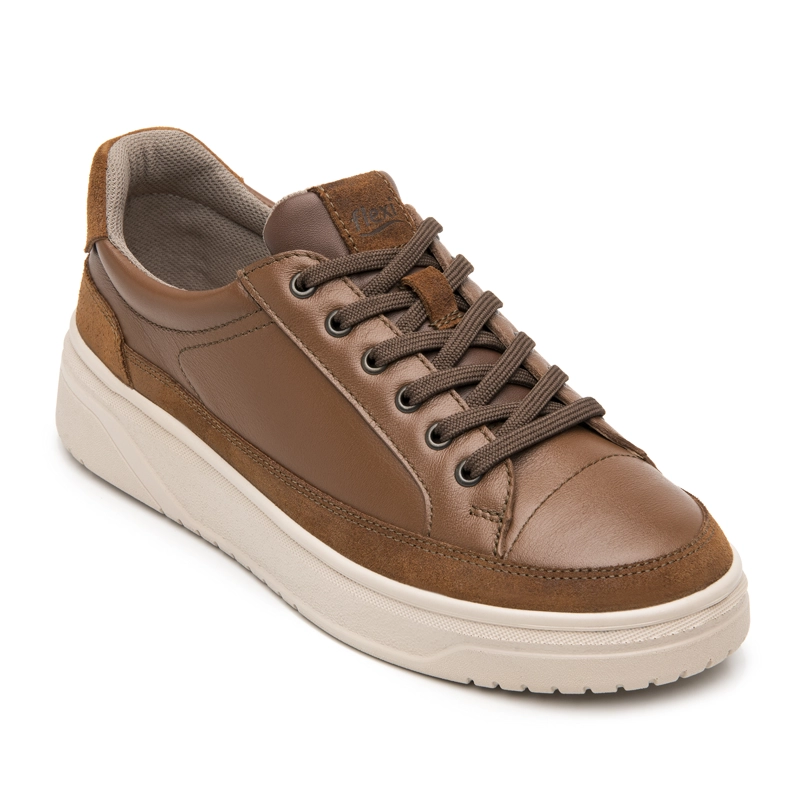 ZAPATILLA MUJER HELINA 136602 CAFE - 2