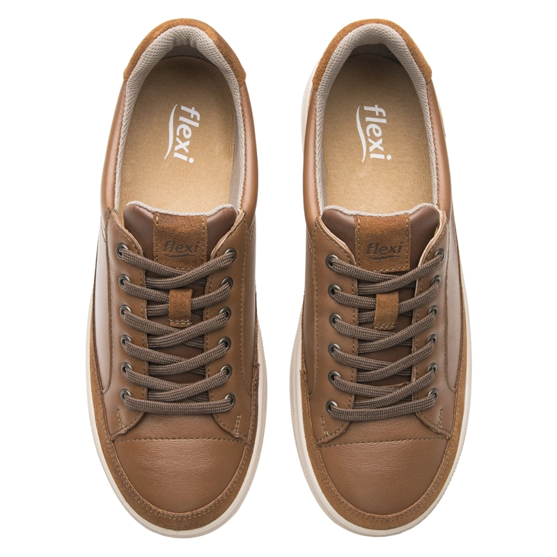 ZAPATILLA MUJER HELINA 136602 CAFE - 6