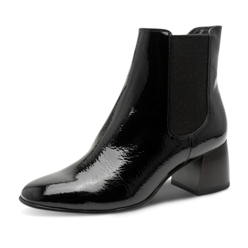 BOTIN MUJER 25327-45 NEGRO CHAROL - 2