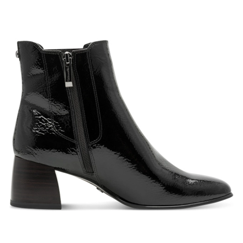 BOTIN MUJER 25327-45 NEGRO CHAROL - 5