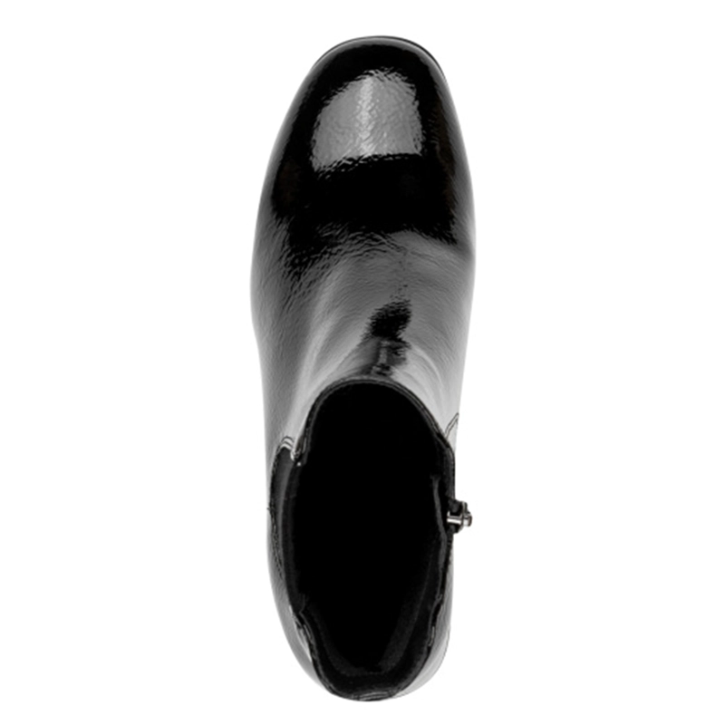 BOTIN MUJER 25327-45 NEGRO CHAROL - 6
