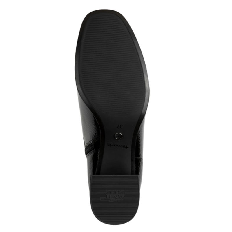 BOTIN MUJER 25327-45 NEGRO CHAROL - 7