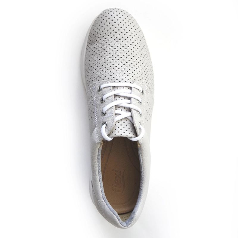 ZAPATILLA MUJER LORETA 28206 BLANCO MARFIL - 4