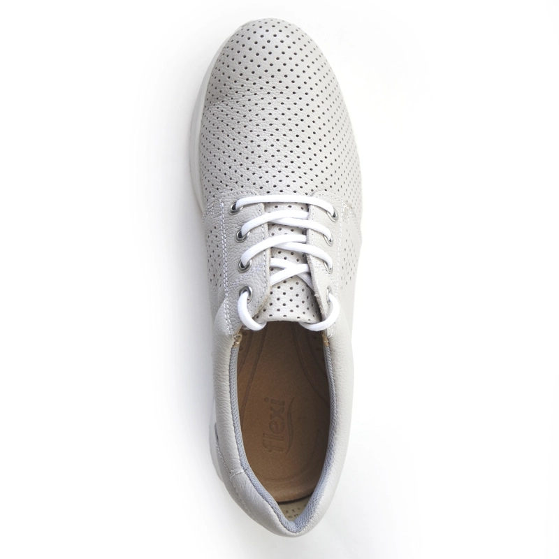 ZAPATILLA MUJER LORETA 28206 BLANCO MARFIL - 4