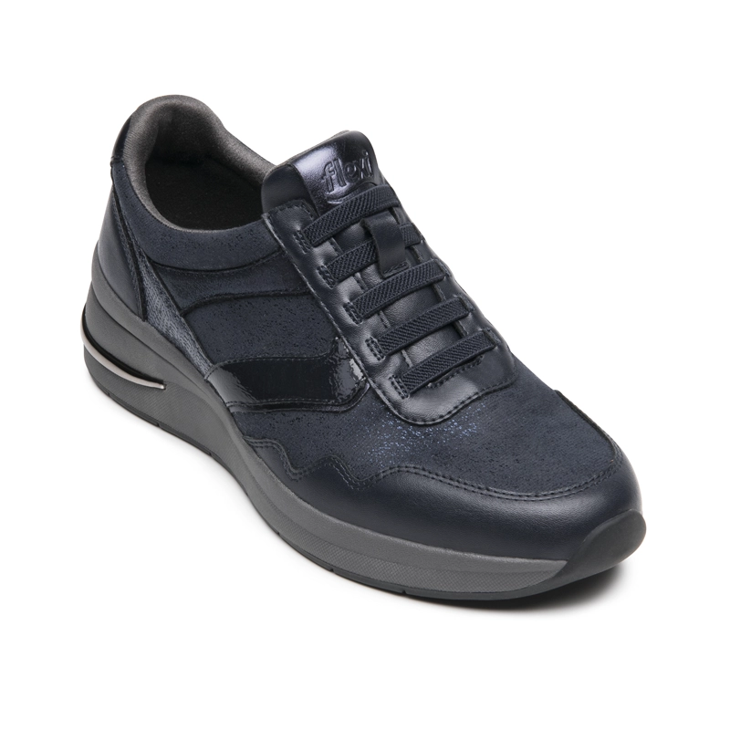 ZAPATILLA FLEXI MUJER KOAN 138304 AZUL MARINO - 2