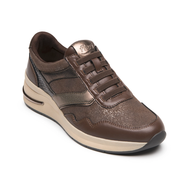 ZAPATILLA FLEXI MUJER KOAN 138304 CAFE MOKA - 2