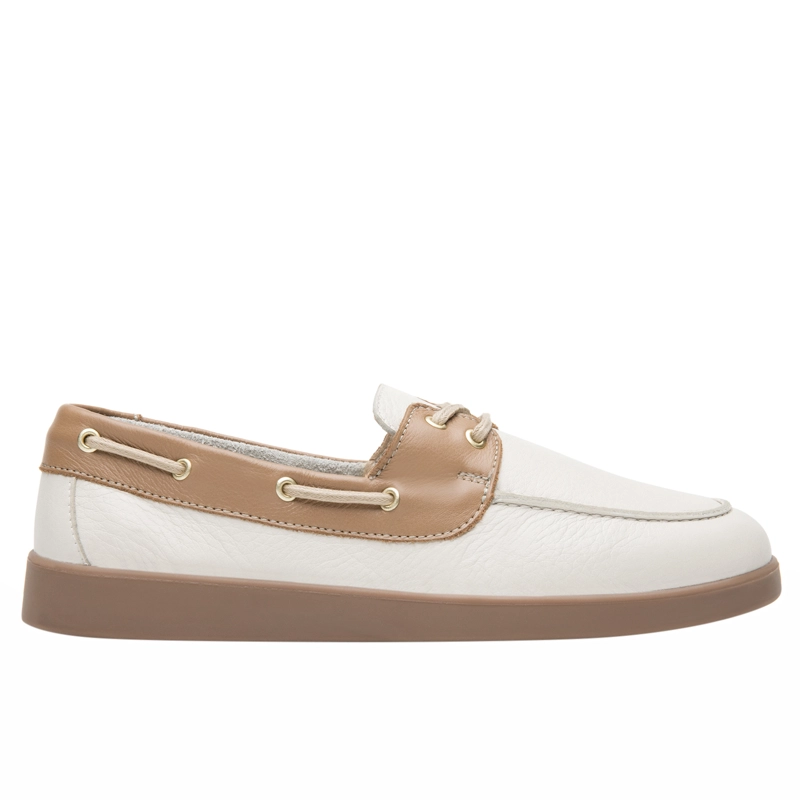 MOCASIN FLEXI MUJER MAGGIE 140602 BLANCO MARFIL - 1