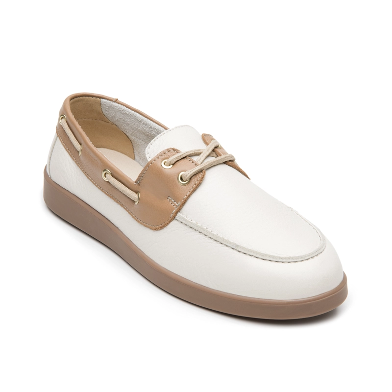 MOCASIN FLEXI MUJER MAGGIE 140602 BLANCO MARFIL - 2