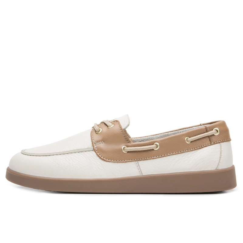MOCASIN FLEXI MUJER MAGGIE 140602 BLANCO MARFIL - 3