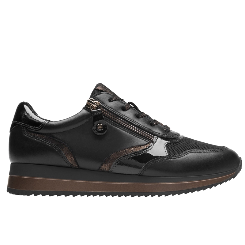 ZAPATILLA FLEXI MUJER SOMON 143702 NEGRA - 1