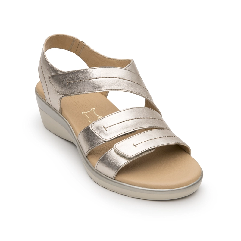 SANDALIA FLEXI MUJER AMAPOLA 116026 ORO ROSA - 2