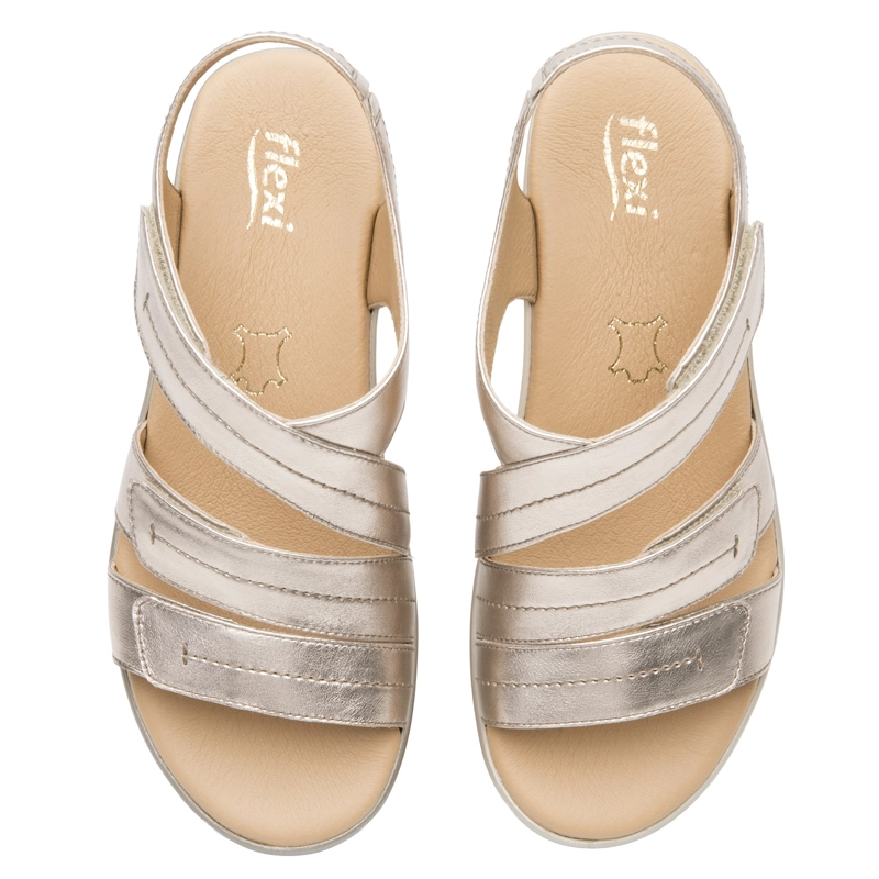 SANDALIA FLEXI MUJER AMAPOLA 116026 ORO ROSA - 6