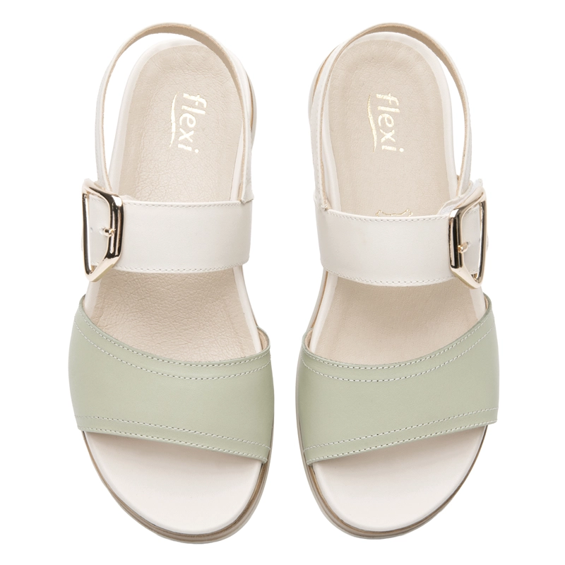 SANDALIA FLEXI MUJER DEBORA 140102 MATCHA - 6