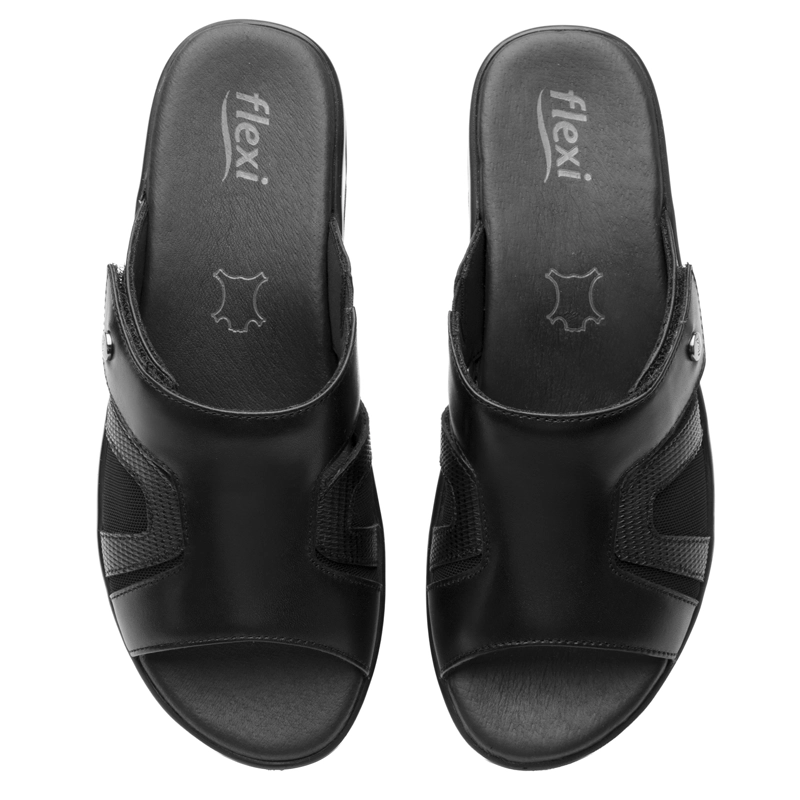 SANDALIA FLEXI MUJER SIWA 133708 NEGRA - 6
