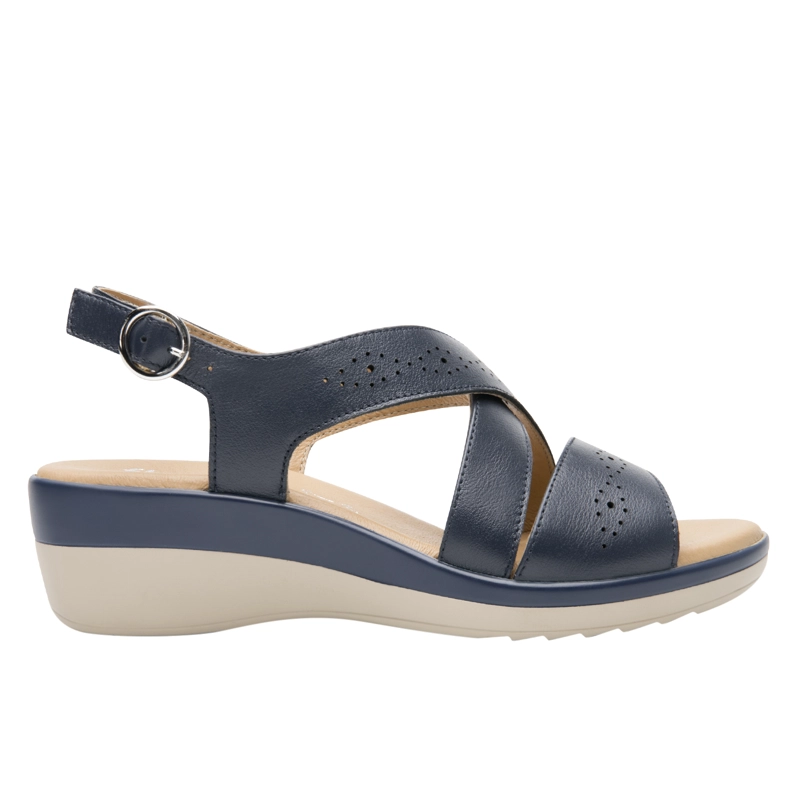 SANDALIA FLEXI MUJER AMAPOLA 116024 AZUL MARINO - 1