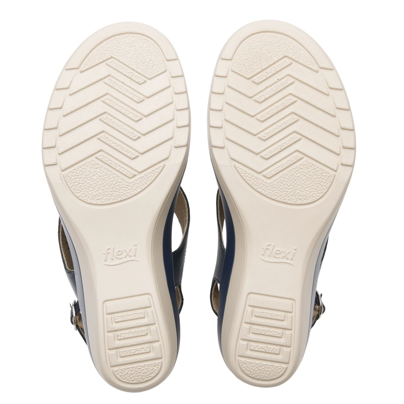 SANDALIA FLEXI MUJER AMAPOLA 116024 AZUL MARINO - 7