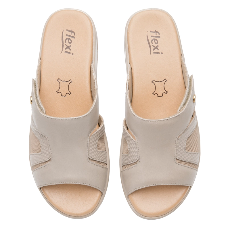 SANDALIA FLEXI MUJER SIWA 133708 BEIGE - 6