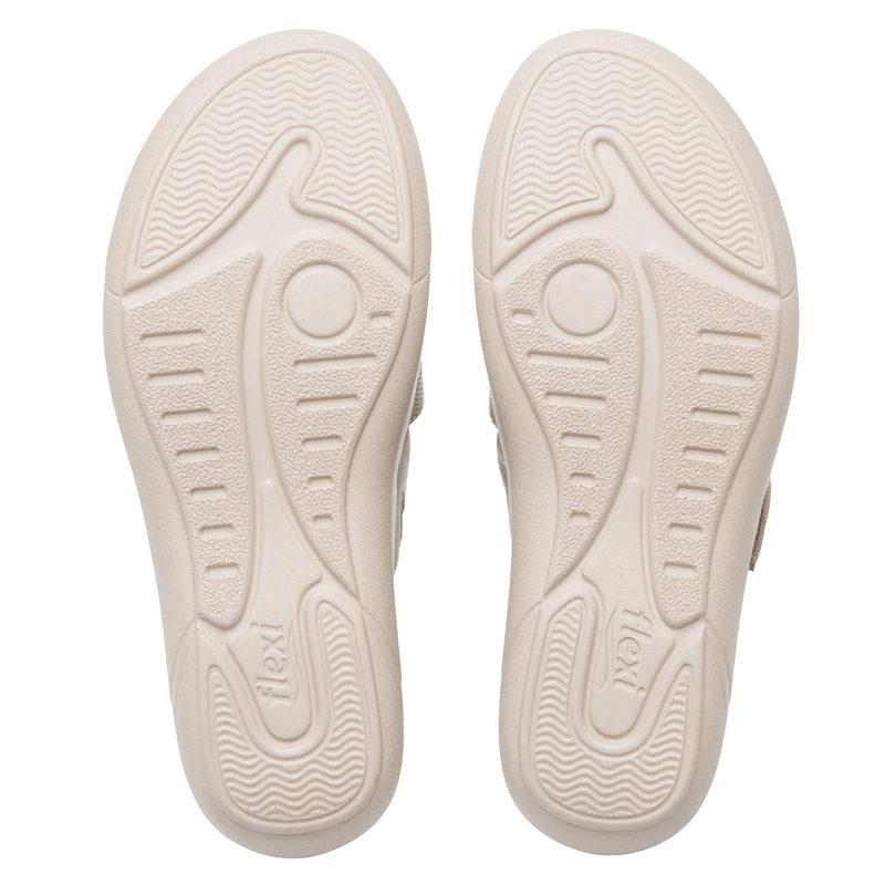 SANDALIA FLEXI MUJER SIWA 133708 BEIGE - 7