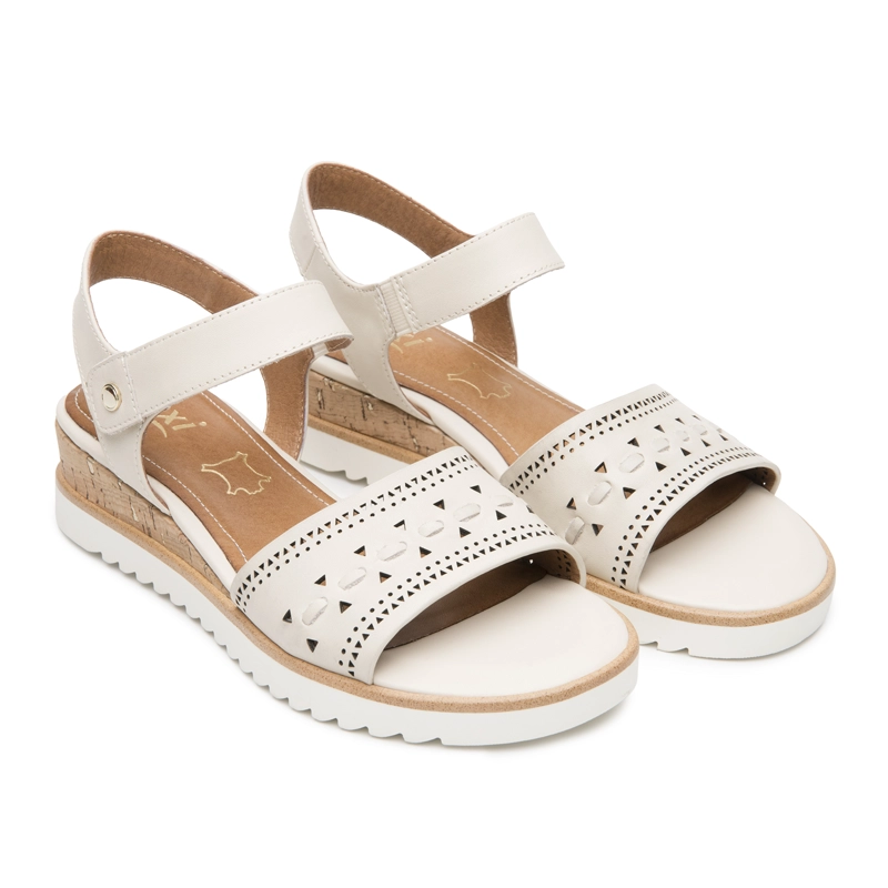 SANDALIA MUJER ROZE 141804 BEIGE - 3