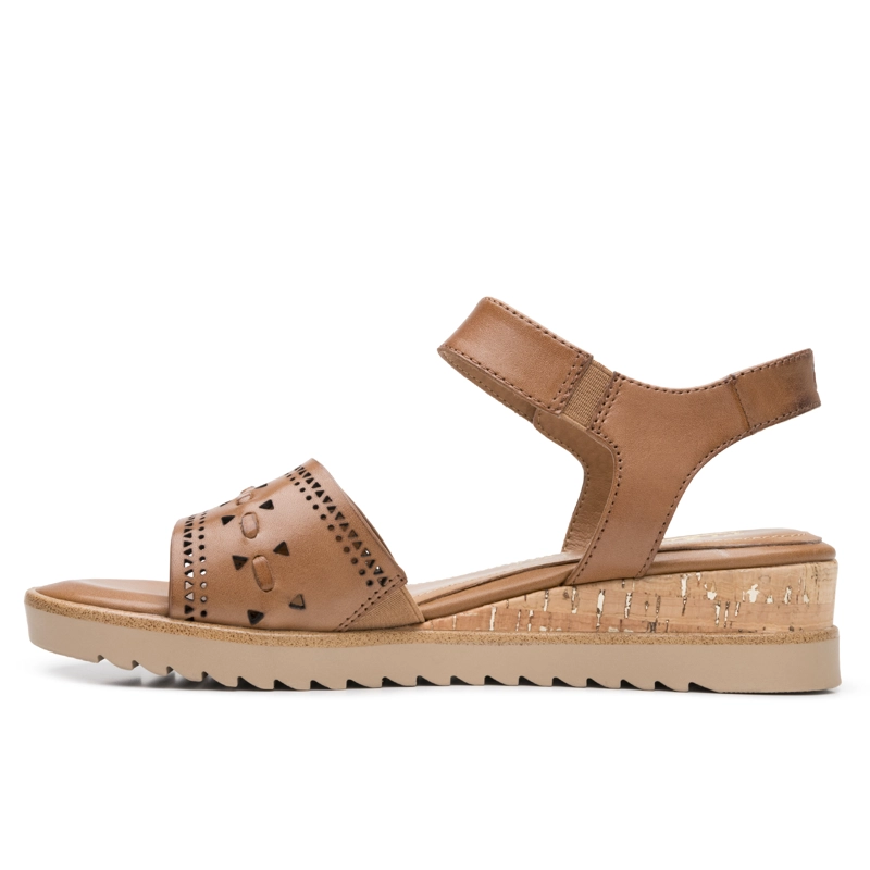 SANDALIA MUJER ROZE 141804 CAFE - 4