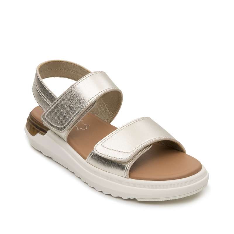 SANDALIA MUJER FRAGA 129401 DORADA - 2