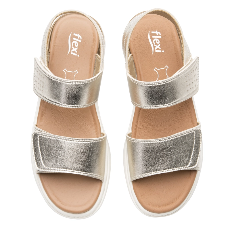 SANDALIA MUJER FRAGA 129401 DORADA - 7