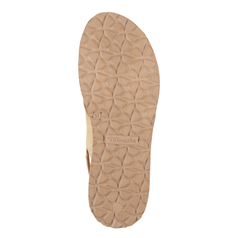 SANDALIA MUJER 28205-46 BEIGE - 6