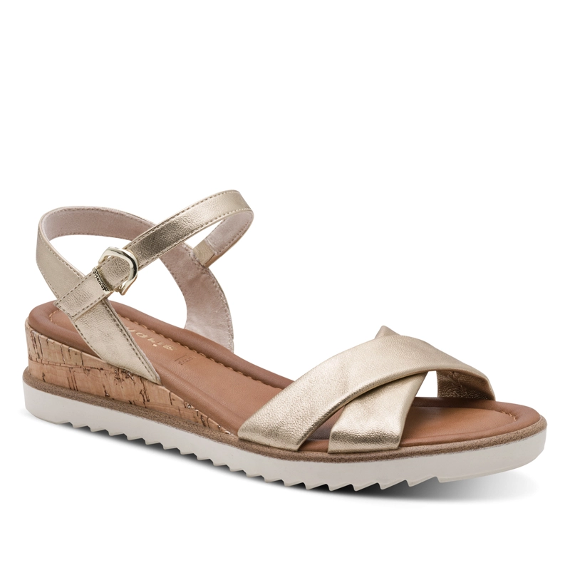 SANDALIA MUJER 28106-42 DORADA - 2