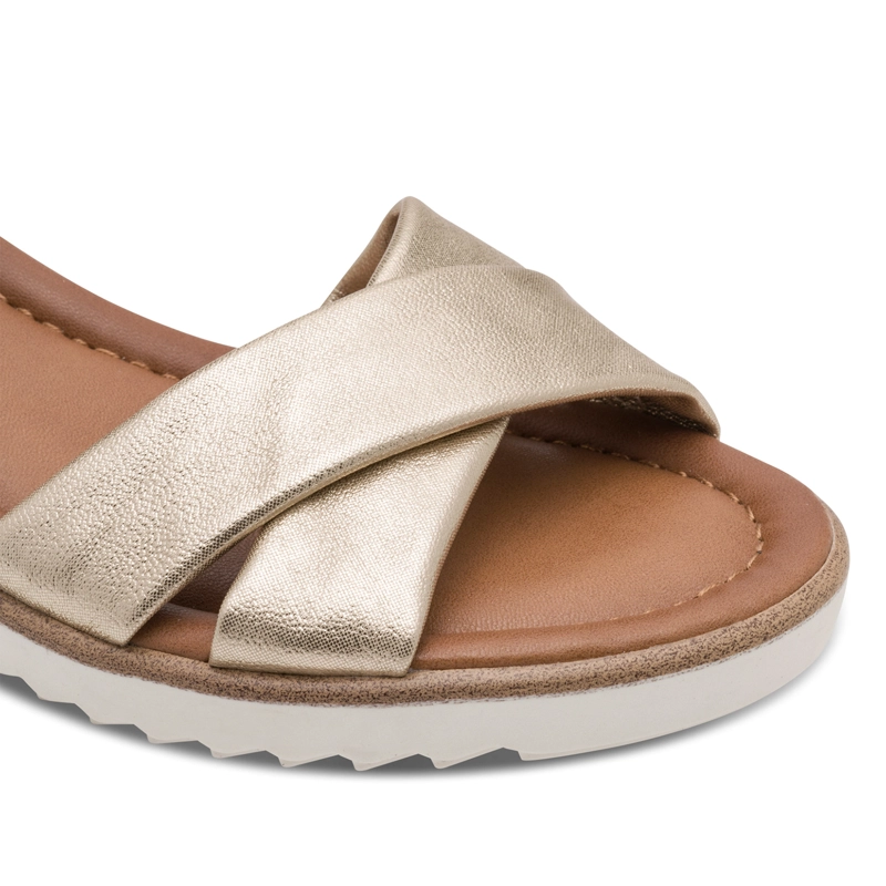 SANDALIA MUJER 28106-42 DORADA - 3