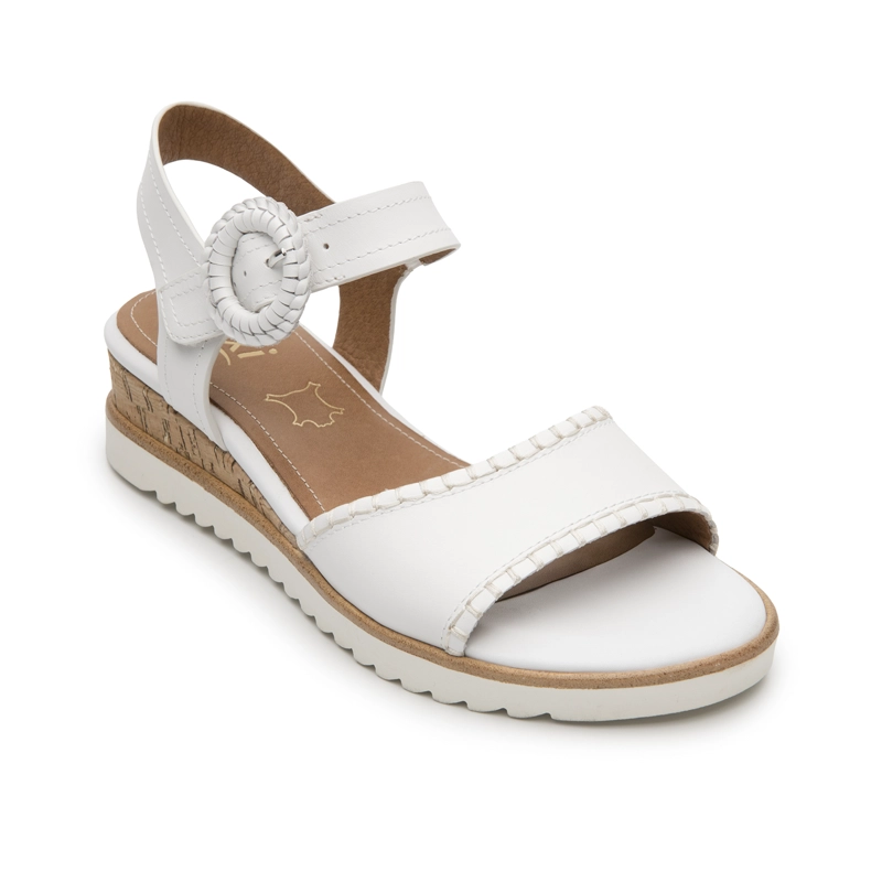 SANDALIA MUJER ROZE 141803 BLANCA - 2